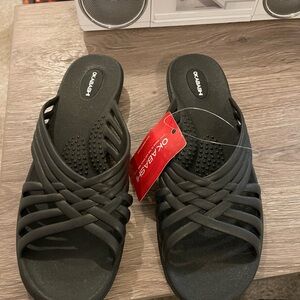 Okabashi Women's Strappy Black Sandals